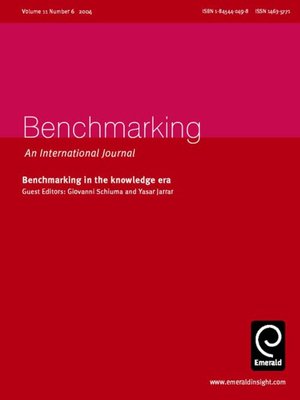 cover image of Benchmarking: An International Journal, Volume 11, Issue 6